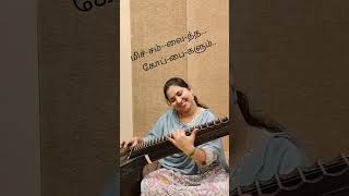 Thithikudhe  Silendra Theepori Ondru  RIVIINKA MUSIC  Indujakarthik  Veena Cover  Video 149 [upl. by Zertnom359]