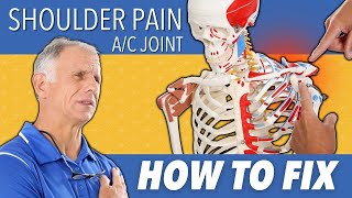 Effective SelfTreatments For AC Joint Pain Acromioclavicular Shoulder Joint Pain Updated [upl. by Ellecrad301]