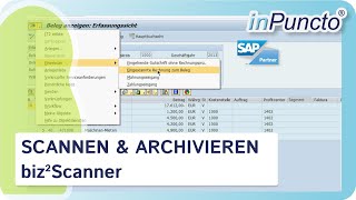 Scannen und Archivieren in SAP mit biz² Scanner [upl. by Esital151]