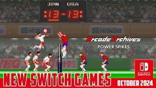 Arcade Archives Power Spikes Gameplay Preview  New Switch Games [upl. by Ngo972]