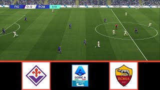 FIORENTINA VS AS ROMA  SERIE A 20242025  FOOTBALL LIFE 2024 [upl. by Assirok]