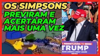 Os Simpsons previu e acertou mais uma vez no episódio que lisa Simpsons sofre atentad0 igual a trump [upl. by Petra732]