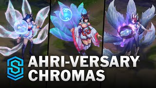 Ahriversary Chromas  League of Legends [upl. by True370]