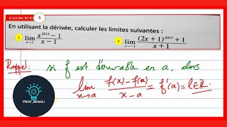 Comment calculer une limite en utilisant la dérivée [upl. by Brigitta340]