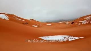 SNOW ON THE SAHARA DESERT  JANUARY 2018 [upl. by Euqinimod]