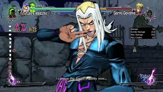 JoJo ASBR Abbacchio  Combo 55 [upl. by Htebazle]