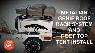 Metalian Genie Rack and Front Runner roof top tent install [upl. by Jack]