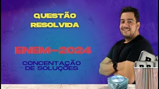 ENEM2024 O soro caseiro serve para combater a desidratação por meio da reposição de água e sais [upl. by Aliekahs]