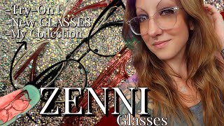 Best AFFORDABLE TRENDY Glasses 🤓 Zenni  try on glasses with me [upl. by Aicilas]