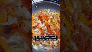 Grilled Peppers and Onions in 10 Minutes [upl. by Huba]