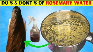 How to use Rosemary Water for Hair Growth  Rosemary Water for hair growth  Rosemary Water recipe [upl. by Nahallac]