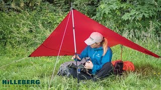 Hilleberg Tarp 5 Pitching Instructions [upl. by Ellerad147]