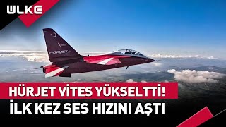 HÜRJET Vites Yükseltti Bir İlki Başardı haber [upl. by Sally]