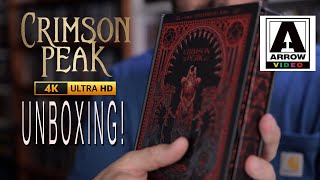 Crimson Peak 4k UHD  Unboxing  Arrow Video Limited Edition Unboxed [upl. by Enneicul]