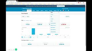 Entering Bills in Xero [upl. by Phip]