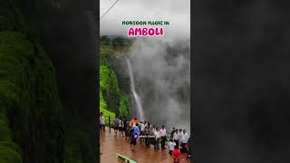 Amboli Ghat Waterfall  Kavaleshet Point [upl. by Calypso]