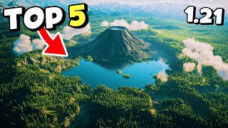 TOP 5 BEST Seeds for minecraft 121 Bedrock Edition 🔥 xbox Android ios ps5 pc [upl. by Mellen]