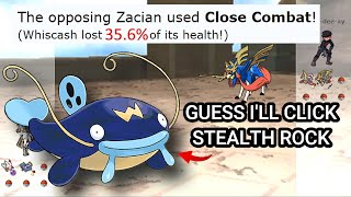 This Pokemon Can Wall Zacian Pokemon Showdown Random Battles High Ladder [upl. by Eibor]