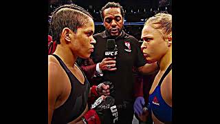 Amanda Nunes VS Ronda Rousey 🔥 ufc [upl. by Ylrad]