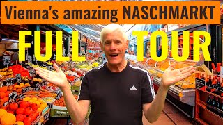 FULL MARKET TOUR  Austrias biggest market the Naschmarkt of Vienna  a must see attraction [upl. by Annohsak]