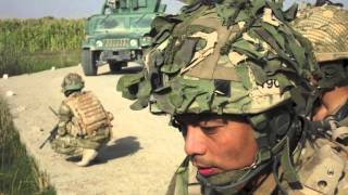 GURKHAS IN AFGHANISTAN 2012 PATROL BASE 4 [upl. by Ardnayek]