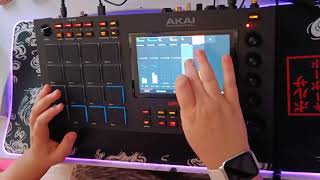 Making a Melodic Beat on Akai MPC Live II [upl. by Lua]