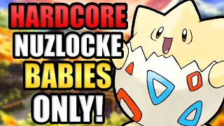 Pokémon HeartGold Hardcore Nuzlocke  Baby Pokémon Only No items No overleveling [upl. by Enalda126]