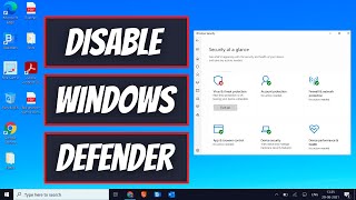 Best Way To Turn Off or Disable Windows Defender in Windows 1110 2022 [upl. by Akehsyt]