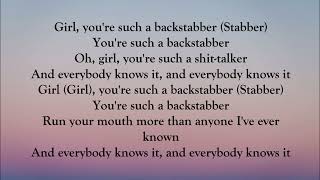 Kesha  Backstabber LYRICS [upl. by Anayk]