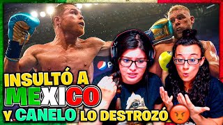 🇲🇽CANELO vs SAUNDERS🇲🇽 DESPRECIÓ a MÉXICO y CANELO lo mandó al HOSPITAL😱  REACCIÓN [upl. by Rhodes109]