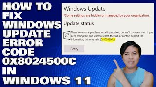 How To Fix Windows Update With Error Code 0x8024500c in Windows 1011 [upl. by Patricio990]