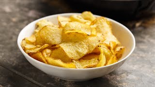 Sun Dried Potato Chips Recipe  Homestyle Crispy Aloo Wafers  Yummy Paradise [upl. by Haye]