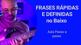 FRASES RÁPIDAS E DEFINIDAS NO BAIXO  Entenda o passo a passo [upl. by Taggart147]