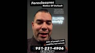 FORECLOSURE …NOTICE OF DEFAULTRiverside Ca inlandempire riversidecalifornia [upl. by Gwendolin]