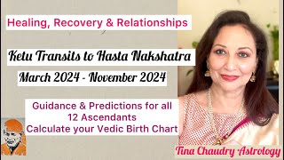 Ketu transits to Hasta Nakshatra Predictions for all 12 Ascendants [upl. by Eniak]