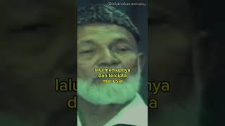 Ahmed Deedat  Semua yang diciptakan Tuhan itu dari kehendakNya termasuk Yesus shorts [upl. by Shoshana253]