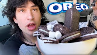 Eating Gourmet Oreo Cereal [upl. by Quintus]