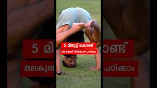 Headstand Tutorial in 5 Minutes Karate headstand yoga fitness [upl. by Innek787]