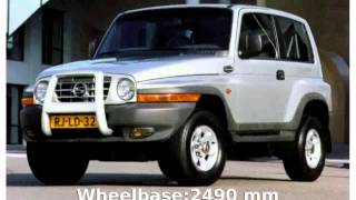 2000 Ssangyong Korando TD L 29 Walkaround and Specification [upl. by Amarillis867]