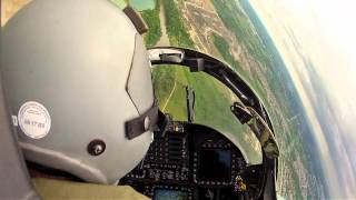 CF18 Hornet Tour Pilot Interview and HD Cockpit Video [upl. by Nowyt]