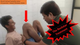 Amazing Chiropractic Adjustment India  Blood Clotting  खून जमना  Treatment By Indian Chiropractor [upl. by Akiv]