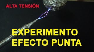 Experimento para demostrar el Efecto punta [upl. by Varini362]