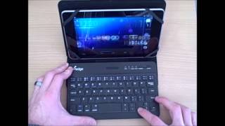 Universal StealthPro 7 inch Keyboard Folio  8004221814  DiscountCell [upl. by Eseerahs]