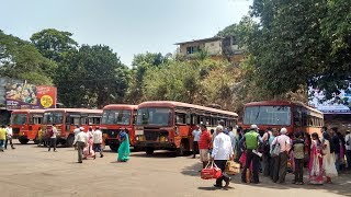 SANGAMESHWAR ST STAND  MSRTC BUSES SANGAMESHWAR RATNAGIRI  KONKAN  ST BUSES MAHARASHTRA [upl. by Selle]