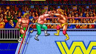 Arcade Longplay 244 WWF Wrestlefest [upl. by Norbie]