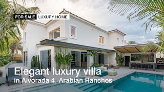 Elegant luxury villa in Alvorada 4 Arabian Ranches  haus amp haus [upl. by Eidok]