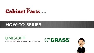 CabinetPartscom  Grass Unisoft Soft Close Systems For Cabinet Doors [upl. by Ainimreh987]