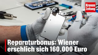 Reparaturbonus Wiener erschlich sich rund 160000 Euro  kronetv NEWS [upl. by Barth705]