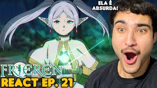 FRIEREN ME DEIXOU ARREPIADO React Frieren EP 21 [upl. by Atiner200]