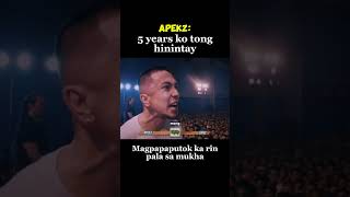 Apekz 5 years ko tong hinintay fliptop apekz sinio fliptopbattle rapbattle rap [upl. by Nnaul]